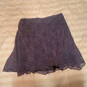 Express floral skirt